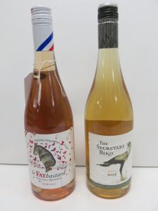 6 x Bottles of Assorted Rose Wine to Include: 3 x Le Fat Bastard 2022 & 3 x The Secretary Bird 2022, 75cl.