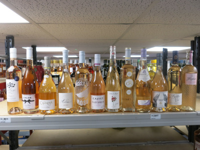 12 x Assorted Bottles of Rose Wine, 75cl (As Viewed/Pictured).