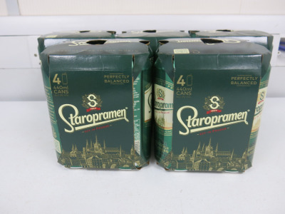 5 x Packs of 4 Cans of Staropramen Beer, 440ml.