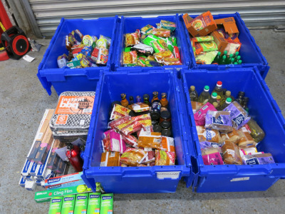 Approx 400 x Items of General Food Stuffs to Include: 32 x Bags/Packets of Assorted Sugar, 22 x Assorted Bottles of Oil, 20 x Bags of Assorted Ben's Rice, 19 x Jars of Gherkins, Cabbage Etc, 6 x Tins of Spam, 3 x Tins of Corned Beef, 4 x Tins of Tuna, 10 