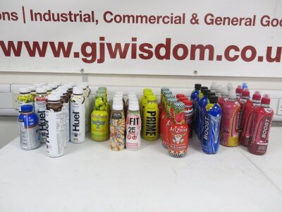 58 x Assorted Protein & Energy Drinks (As Viewed/Pictured).