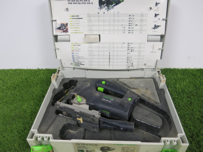Festool PSB300EQ Jigsaw. Comes with Carry Case. NOTE: requires power lead.