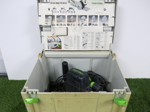 Festool TS55EBQ 240v Circular Saw. Comes with Carry Case & Power Supply.