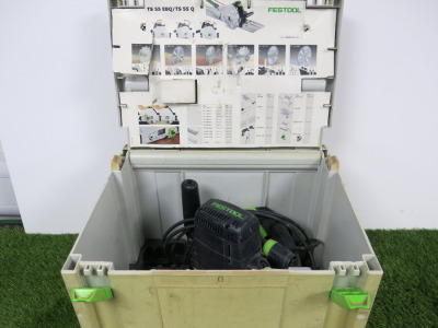 Festool TS55EBQ 240v Circular Saw. Comes with Carry Case & Power Supply.