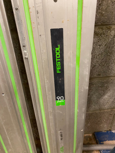 4 x Sections of Festool Guide Rail to Include: FS800, 2 x FS1400 & 1 x Other straight Edge