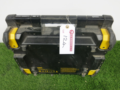 DeWalt T Stak Connect DAB Site Radio with Mains & Battery Power. NOTE: requires battery.