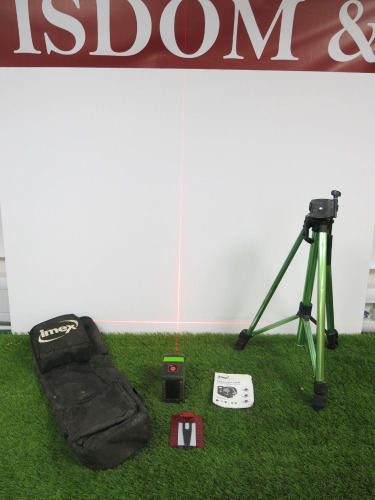 iMex LX22 Laser Level in Carry Case with Tripod.