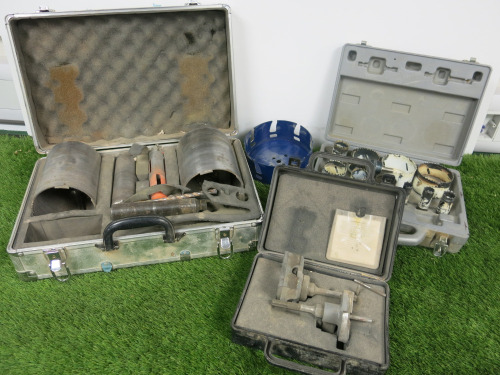 3 x Sets of Drill Accessories to Include: Diamak Makita Core Drill Set, Bosch HSS-Bimetal Set & Armeg EBS Square Hole Cutter.