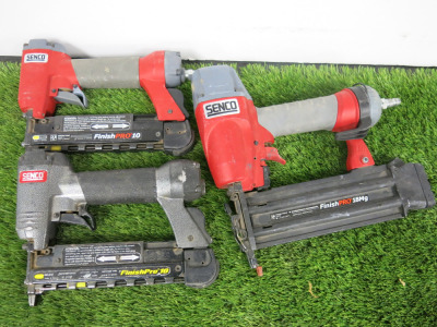 3 x Senco Pneumatic Nail Guns to Include: 2 x FinishPro 10 & 1 x FinishPro 18mg.