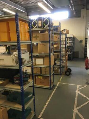 Warehouse/Storage Room Racking. Buyer to Dismantle and Collect from Site in Reading, Berkshire by Appointment