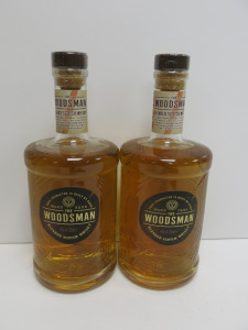 2 x Bottles of The Woodsman Blended Scotch Whisky, 70cl.