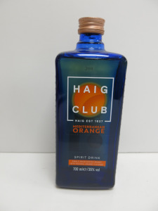 Haig Club Mediterranean Single Grain Scotch Whisky with Natural Orange Flavours, 70cl.