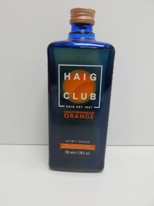 Haig Club Mediterranean Single Grain Scotch Whisky with Natural Orange Flavours, 70cl.