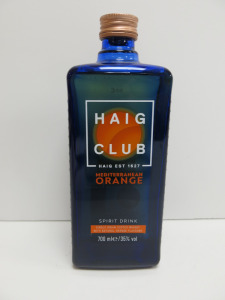 Haig Club Mediterranean Single Grain Scotch Whisky with Natural Orange Flavours, 70cl.