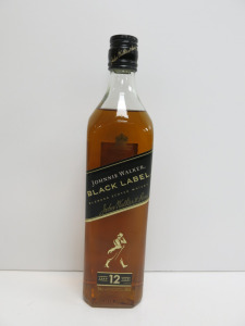 Johnnie Walker Black Label Aged 12 Yrs Blended Scotch Whisky, 70cl.