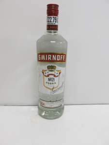 Smirnoff No 21 Vodka, 1Lt.