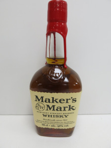 Makers Mark Kentucky Straight Bourbon Whisky, 70cl.