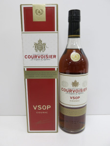 Boxed Courvoisier VSOP Cognac, 70cl.