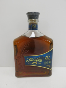 Flor de Cana 12 Years Old Rum, 70cl.