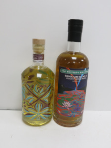 2 x Bottles of Assorted Blended Rum to Include: 1 x M&S Madagascan Vanilla Rum Spirit Drink, 50cl & 1 x Signature Blend Elegant Dried Fruits Rum, 70cl.