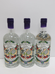 3 x Bottles of Sipsmith Strawberry Smash Gin, 70cl.