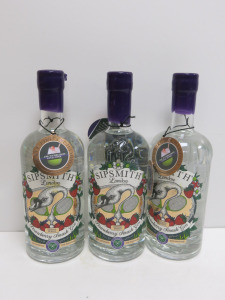 3 x Bottles of Sipsmith Strawberry Smash Gin, 70cl.
