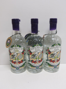 3 x Bottles of Sipsmith Strawberry Smash Gin, 70cl.