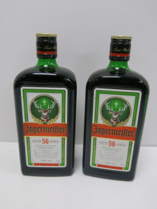 2 x Bottles of Jagermeister, 70cl.