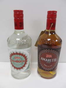 2 x Assorted Bottles of Strega Distilleria to Include: 1 x Sambuca & 1 x Amaretto, 70cl.