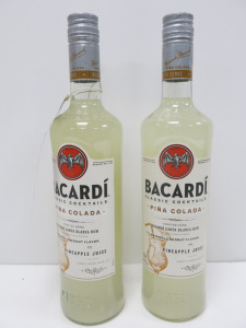 2 x Bottles of Bacardi Pina Colada, 70cl.