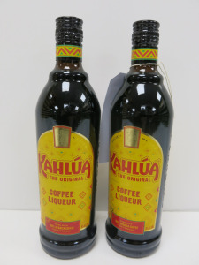 2 x Bottles of Kahlua Coffee Liqueur, 70cl.