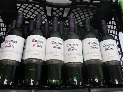 21 x Bottles of Casillero del Diablo Merlot Red Wine, 2022, 75cl.