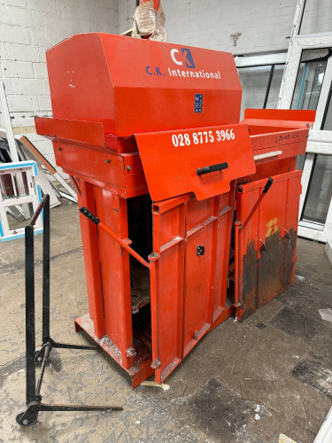 CK International Waste Compactor, Model CK 25D, S/N CK335-460, 240v. NOTE: no plug.