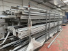 37 x 6m Stacking Stillages for Lengths of Stock. Size L600cm x H70 x W80cm.