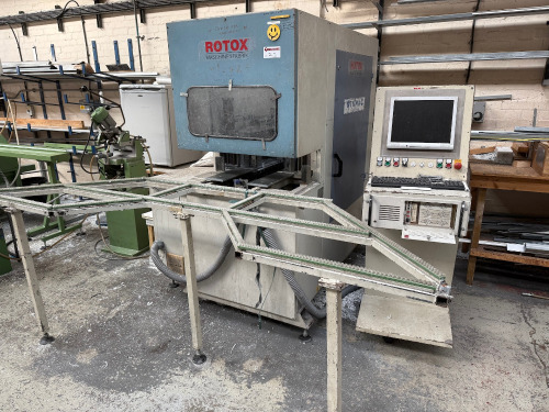 Rotox EPA 470 CNC Corner Cleaner Machine, S/N 470-6036, DOM 10/2002.