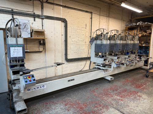 Hollinger MSU-II-F-5-600, 5 Head UPVC Welder, S/N 7336, Year 2001.