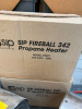 4 x Propane Space Heaters to Include: 2 x Clarke Devil 910 SS & 2 x Boxed Sip Fireball 342 Heaters. - 3