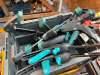 Assortment of Hand Tools to Include: Vice, Grinder, Saw's, Files, Clamps, Chisels Tape Measures Etc (As Viewed). - 2