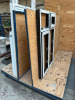 Mobile Double Sided A Frame Storage Racks. Size H163 x L210 x D160cm.