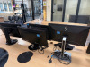9 x Assorted PC Monitors to Include: Samsung 28" (U28E570DSL), Samsung 32" Curved Screen (327D590CS), Philips 27" (272E1), HP 27" (M27fw), HP Eye Ease 23" (E23G4 FHD) & 4 x Other Samsung, Benq, Hanns-G & Asus. - 4
