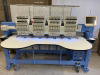 Happy Japan 4 Head Embroidery Machine, Model HCR3-1504-45, S/N R1050025A, 240v. Comes with Box of Accessories (As Pictured).