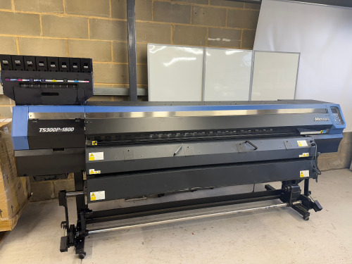 Mimaki Wide Format Dye Sublimation Printer, Model TS300P-1800, S/N S416B752, YOM 2021.