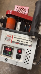Holzmann Mobile Edge Banding Machine, Model KAM 40PROFI, in Mobile Case with Accessories & Manual.