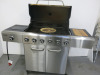 Outback BBQ, Model Meteor Plus 6S Gas/Charcoal Hybrid BBQ. Comes with 3 x Bags of Outback Coconut Shell Brickets. - 2