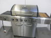 Outback BBQ, Model Meteor Plus 6S Gas/Charcoal Hybrid BBQ. Comes with 3 x Bags of Outback Coconut Shell Brickets.