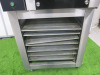 Mono Equipment Eco Convection Oven, Model FG153-E5-RHS3, S/N 2000329072,DOM 06/2022, Single Phase. On 8 Rack Stainless Steel Base with 7 x Stainless Steel Trays. Size H172 x W78 x D112cm. - 6