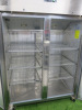 Polar Stainless Steel Double Door Upright Freezer, Model G595-02, S/N 22044698. Size H200 x W135 x D81cm. - 4