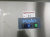 Polar Stainless Steel Double Door Upright Fridge, Model G594-02, S/N 22044626. Size H200 x W135 x D81cm. - 2