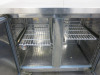 Polar 2 Door Stainless Steel Counter Fridge, Model G377, S/N 6141814. Size H85 x W135 x D60cm. - 3