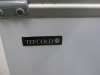 Tefcold Mobile Ice Cream Freezer with Curved Glass Top, Model ICP300SCE. Size H130 x W100 x D64cm. - 3